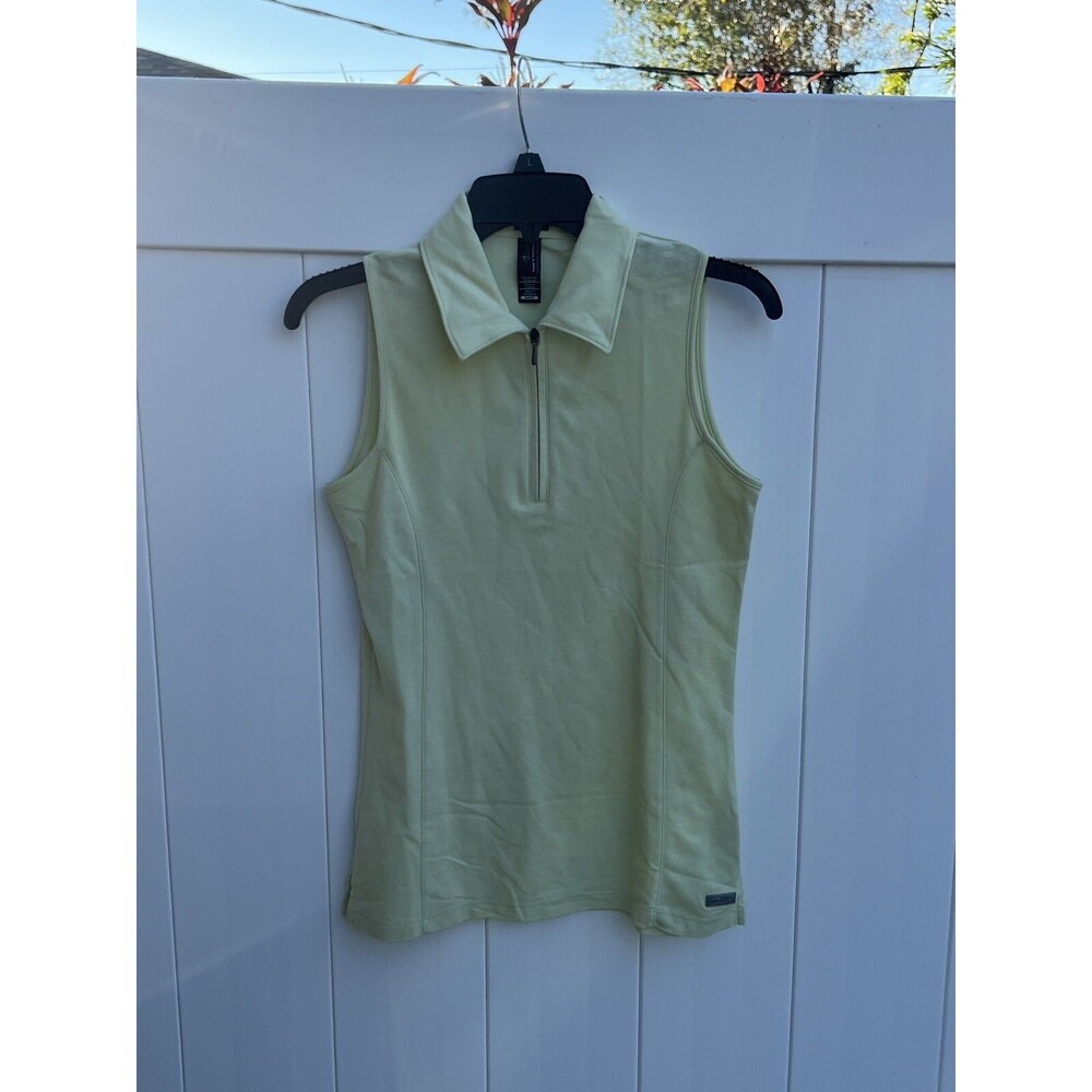 Page & Tuttle Polo Golf Womens Size Medium Yellow Lightweight